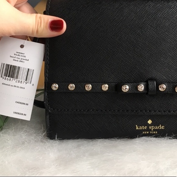 Kate Spade Laurel Summer Jeweled Crossbody Bag - Picture 4 of 8